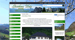Desktop Screenshot of ferienwohnungen-datz.de
